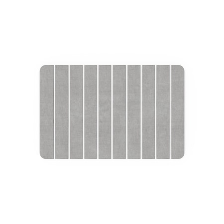 Castello Usa Diatomite Quick Dry Stone Bath Mat - Gray, Medium CB-DBM-G